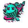 Freaked out Smilie No.6