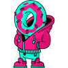 Donut in jogging suit No.6
