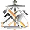 Marque d’artisan, menuisier sans police, logo