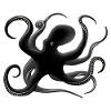Octopus Silhouette