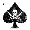 Spade Skull Pirates Design