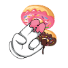 Dirty Humor Two In Pink Donut Hole