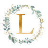 Customizable Monogram L Wreath Botany