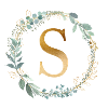 Customizable Monogram S Wreath Botany