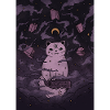 Halloween Books Witch Cat