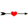 Heart Left Arrow icon