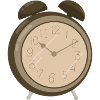 Alarm clock icon clock