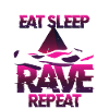 Bouffer et Raven Techno