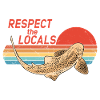Zebra Shark Respect the Locals