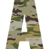 Camouflage letter A