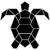 Essential unisex black turtle