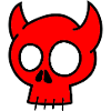 Skull Horns Skull
