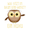 Eule Huhu Wortwitz