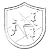 Elektriker Zunftzeichen in Relief Steinoptik