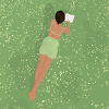 reading woman