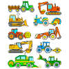 Pelles et tracteurs