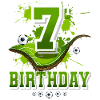 7e anniversaire de football enfants