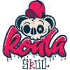 Koala Skull Graffiti