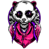 Panda stylé ours panda n°16