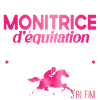 Monitrice d'équitation métier cheval chevaux