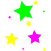 Bunte Sterne