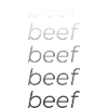 du bœuf