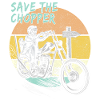 Save The Chopper Cooles Bikershirt