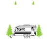 Echte Kerle ziehen Wohnwagen