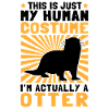 Dette er min Odder Kostume Sea Otter Otter