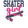 Skateboard Vintage Skater Girl