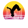 Parkour Backflip Siluette Freerunning Gift
