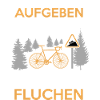 Fahrrad fahren und fluchen