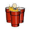 beerpong illustration