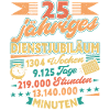 25 Jähriges Dienstjubiläum Firmenjubiläum