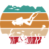 Ocean Diving Retro Divers