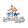 Quad-tour quad quad cadeau