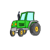 Opa mit Traktor