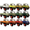 Farbpalette Unimog - Oldtimer - Regenbogen anders