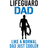 Maître-nageur papa père cadeau sauveteur