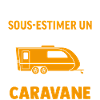 un septuagénaire avec sa caravane