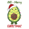 Avocado Christmas Lights Funny Avocados