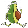 Avocado Running Gift