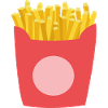 French fries motif