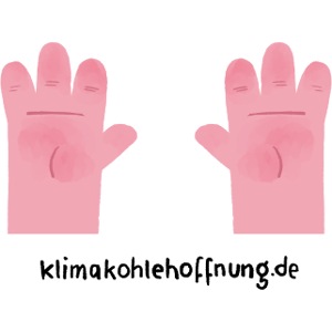 Hände holen Kohlenstoffdioxid aus der Luft