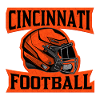 Cincinnati Football Helmet Orange