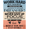Hard work
