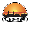 Lima Perù Skyline Vintage Tramonto Travel Souvenir