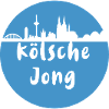 Köln, skyline,scherenschnitt,blau,kölsche jong