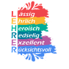 Buntes Lehrer Spruch Schuldesign