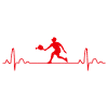 Heartbeat Pickleball Pickleball Player Gift